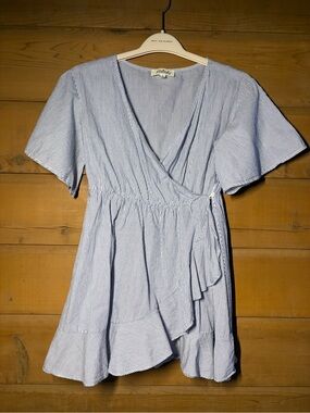 knee length dresses for ladies White Royal Toscana Linen Dress main image 0